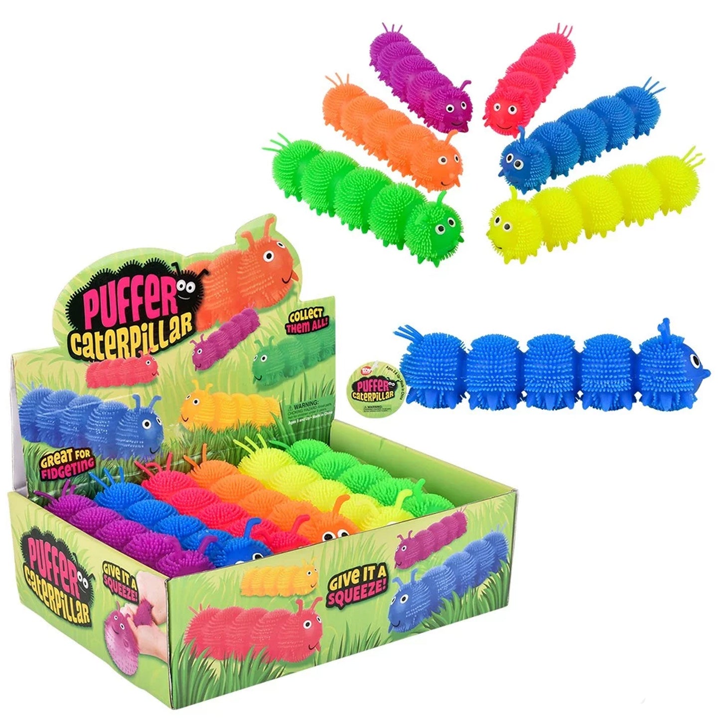 Soft Puffer caterpillar Toy