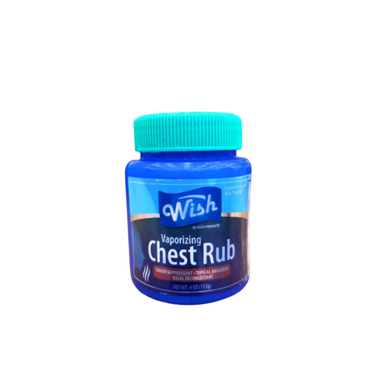 Wish Vaporizing Cough-Chest Rub