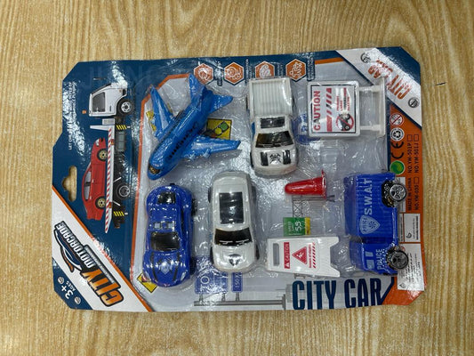 City Motorcade Toy - 8 in 1