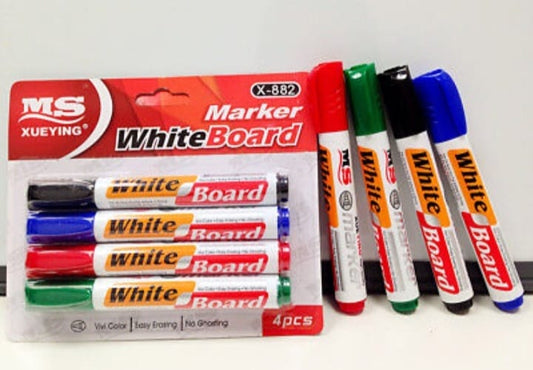 White Board Markers - Pack of 4