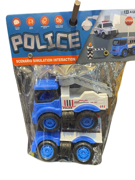 Police Truck - Set of 2
