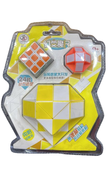 3 Style Rubiks Cubes