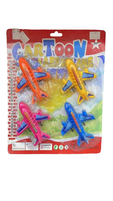 Cartoon Planes - Set of 4