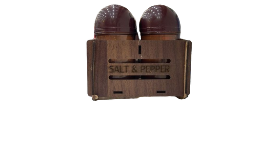 Salt & Pepper Shakers - Wooden Style