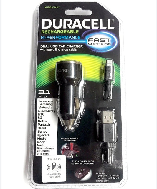 DuraCell 3in1 with Charging Cable