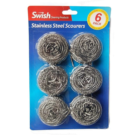 Stainless steel scourers