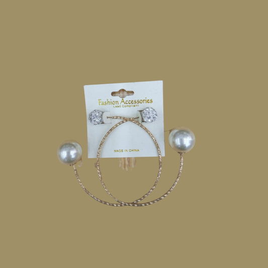 Ear Pins Fashion - 2 Pcs