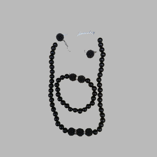 Necklace Fashion Black Beads