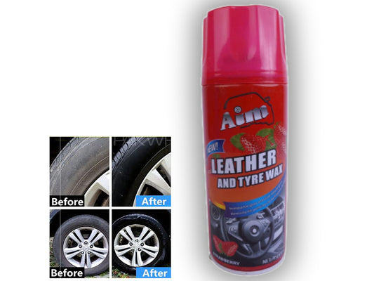 Aim Leather and Tyre Wax